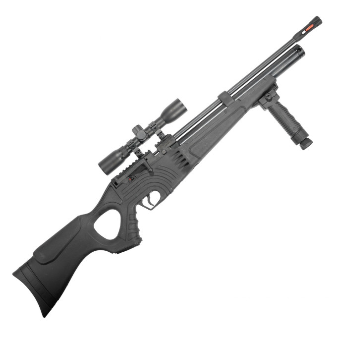 Пневматическая винтовка HATSAN FLASH 101 QE SET 6.35 мм (пластик, 3 Дж) 00241852